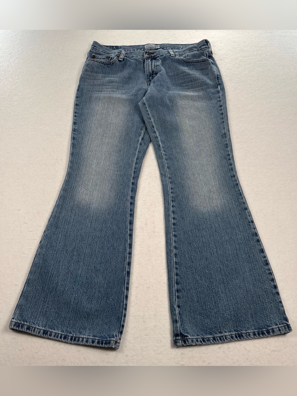 Vintage American Eagle Hipster Jeans Women 8P Low Rise Flare 100% Cotton 2000